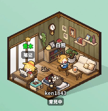 开了个公开线上挂机房，居然进来了人边育儿边挂……（震） #game