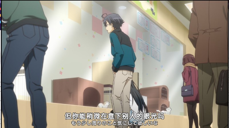 在雪乃沉迷猫猫的时候大老师默默开启遮挡模式笑死……