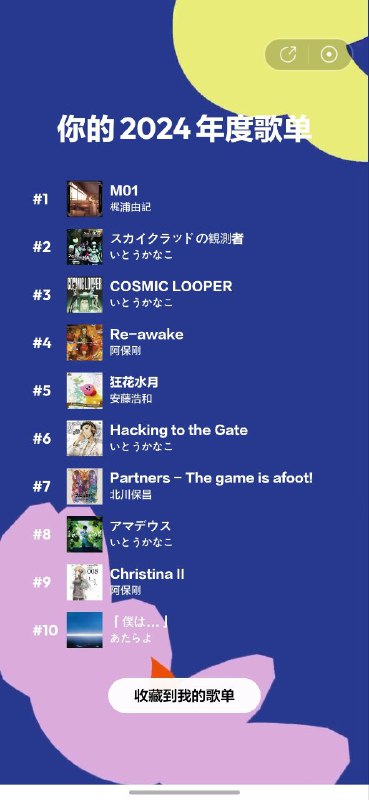 24年网易云 #24年度总结石头门霸榜但M01仍然是第一（）阿保刚又是你啊老熟人了（）等有空统计一下foobar的记录24年网易云 #24年度总结石头门霸榜但M01仍然是第一（）阿保刚又是你啊老熟人了（）等有空统计一下foobar的记录